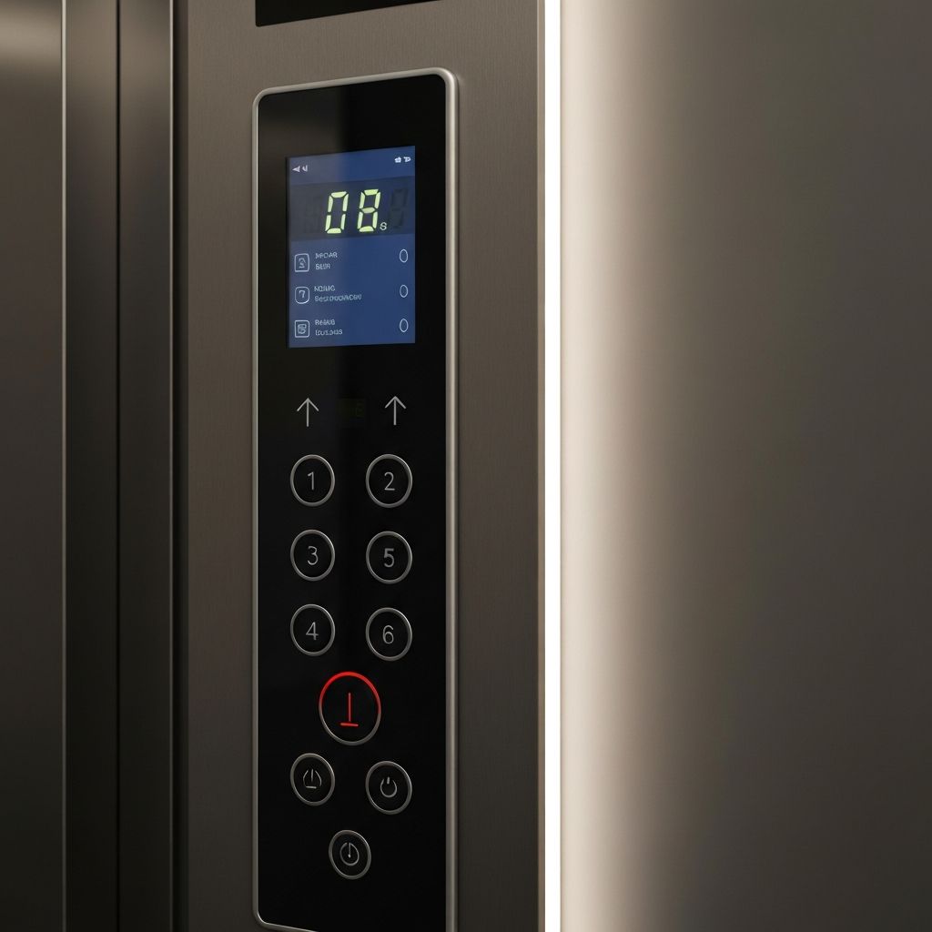 Panel de control de elevador