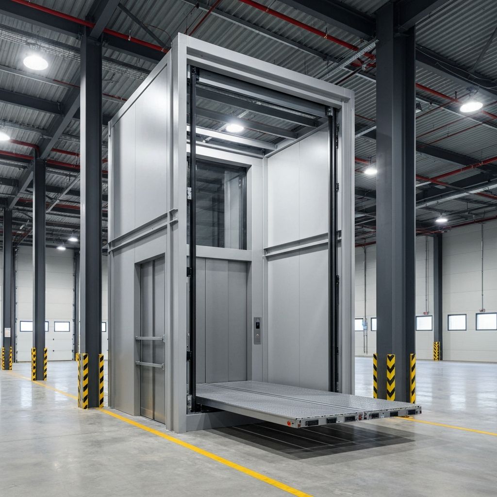 Elevador de carga comercial