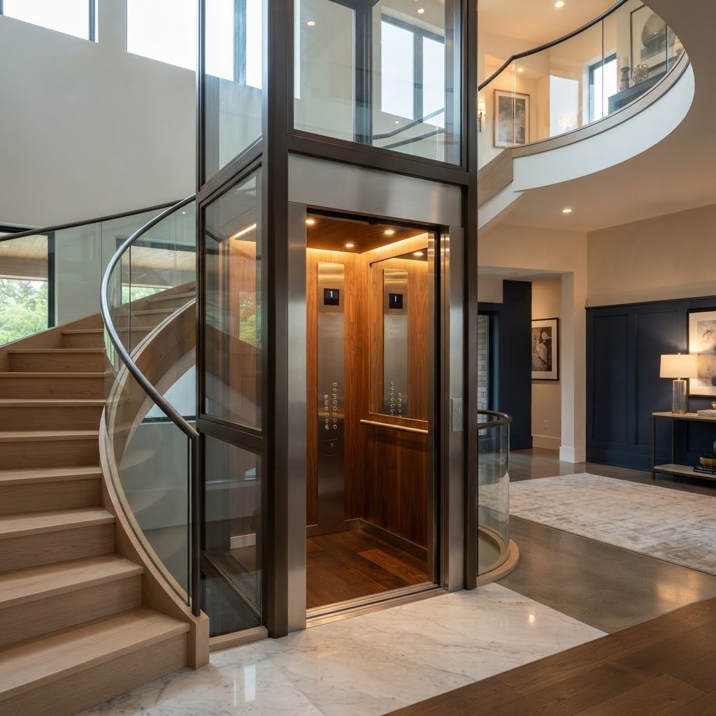 Elevador residencial EMH-5R · 400 kg